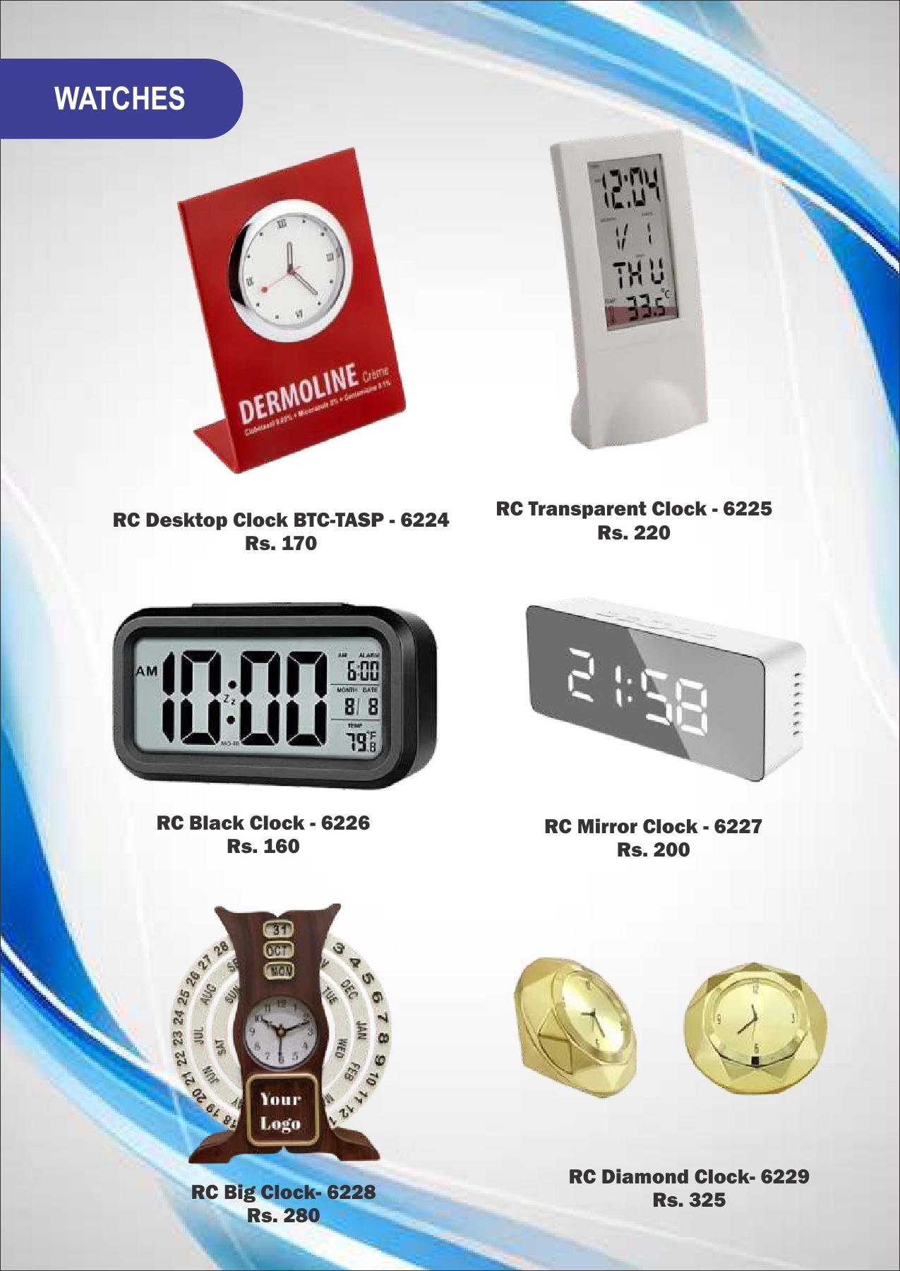 RC Diamond Clock- 6229