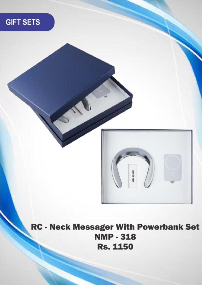 RC - Neck Messager With Powerbank Set NMP - 318